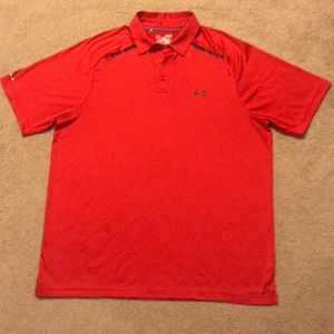 Red Under Armour Polo